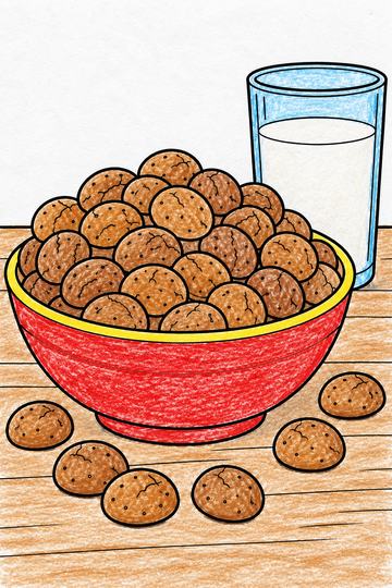 Colored example of a page from Sinterklaas Kleurboek
